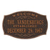 Brookfield Welcome Anniversary Plaque