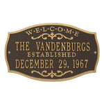 Brookfield Welcome Anniversary Plaque