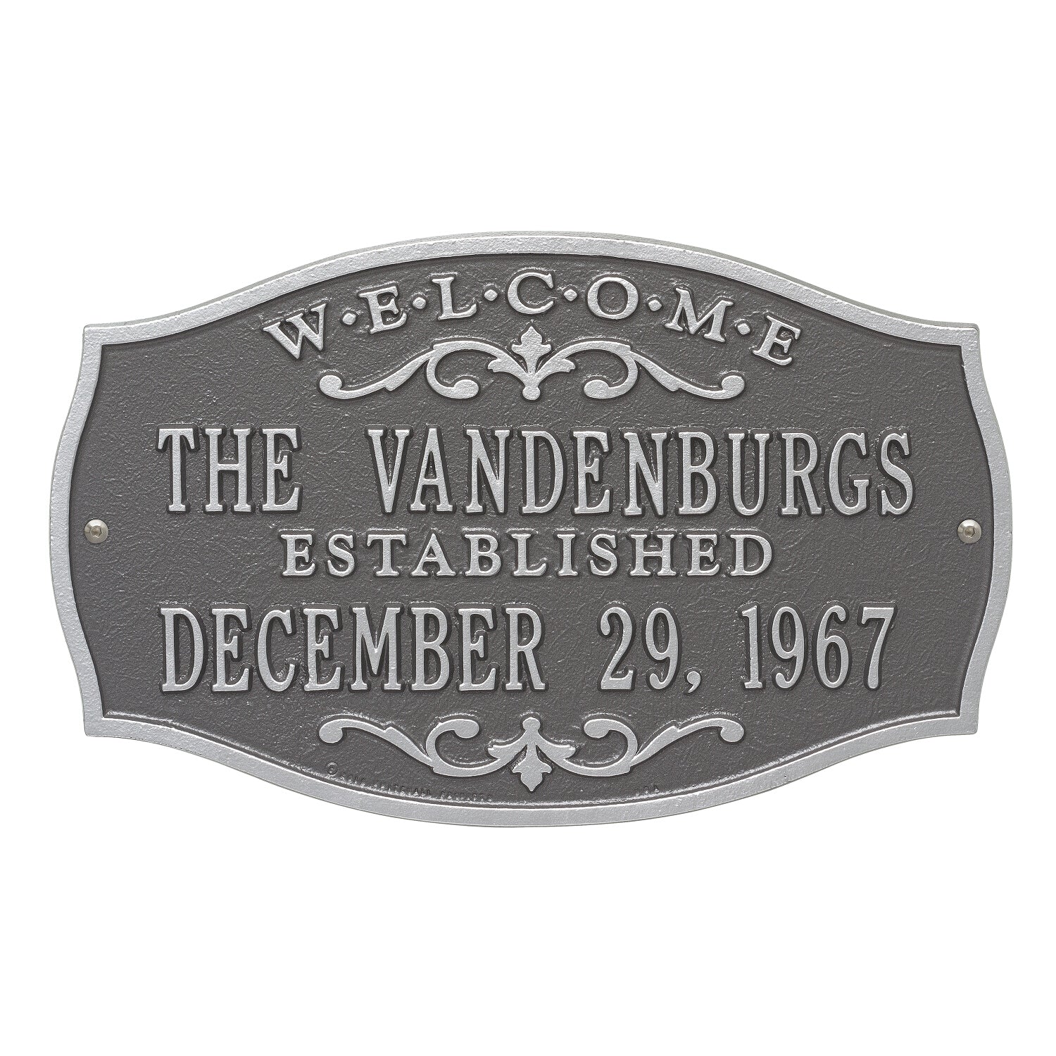 Brookfield Welcome Anniversary Plaque