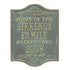 Buena Vista Anniversary Plaque