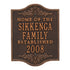 Buena Vista Anniversary Plaque