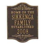 Buena Vista Anniversary Plaque