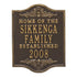 Buena Vista Anniversary Plaque