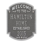 Heritage Welcome Anniversary Plaque