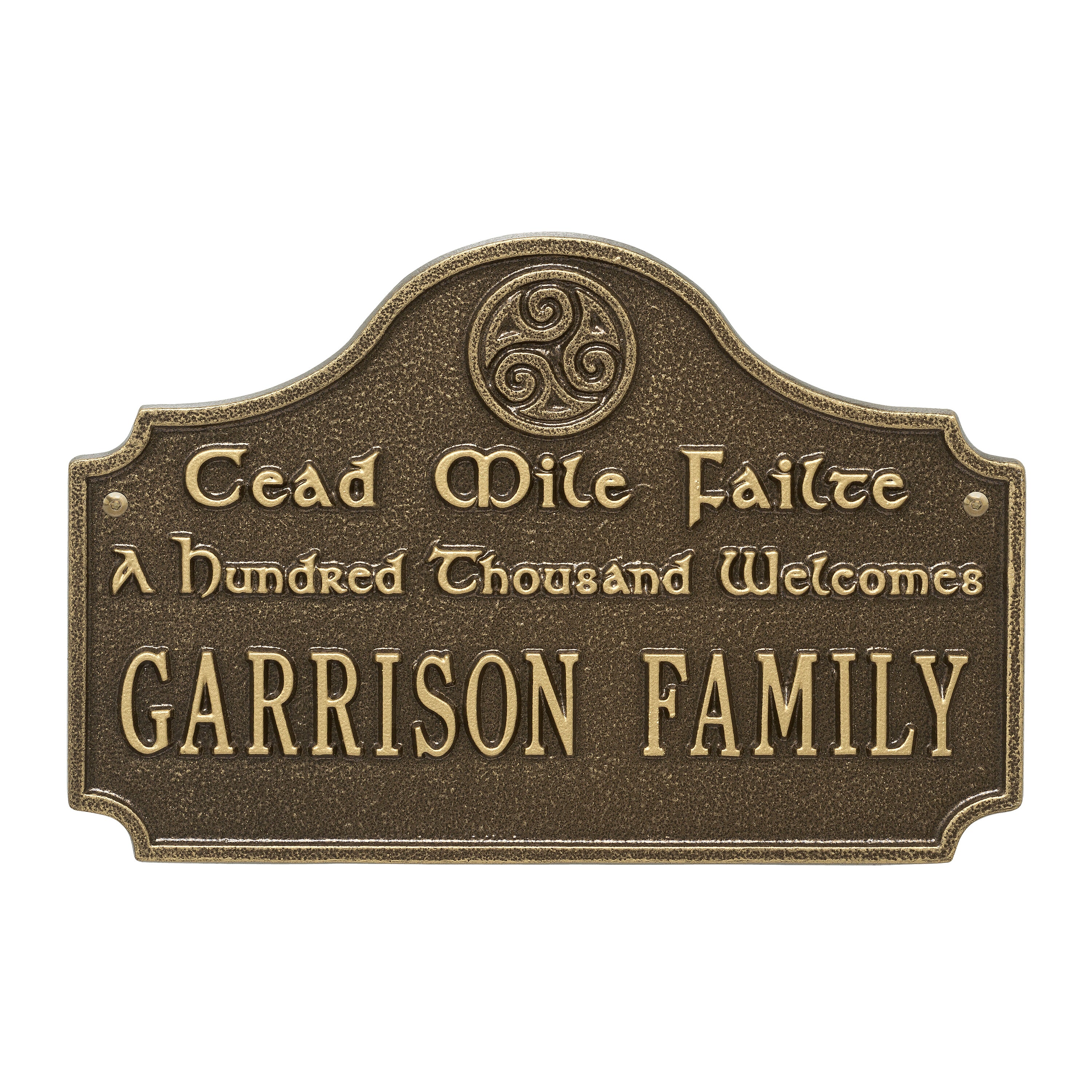 Cead Mile Failte Wall Plaque