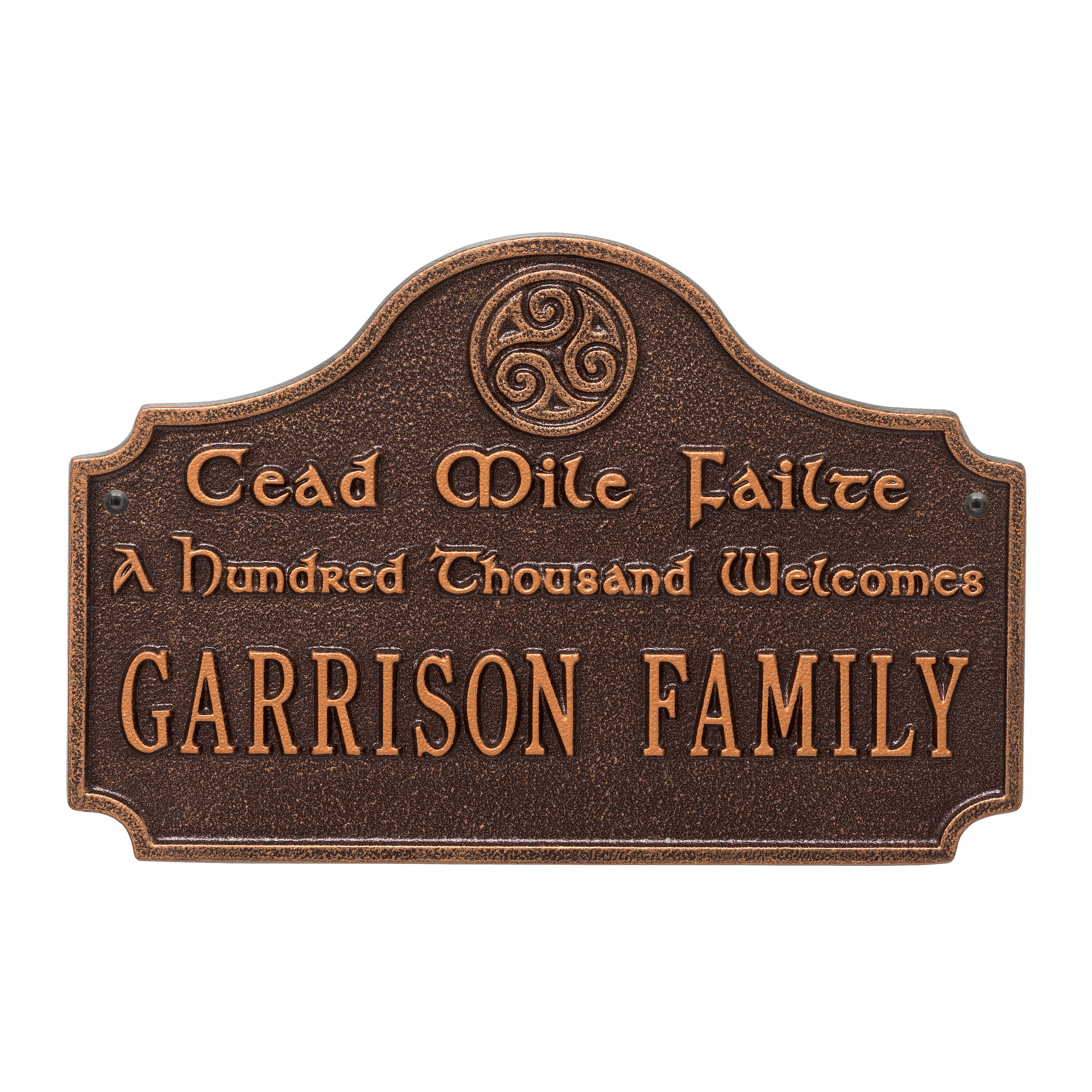 Cead Mile Failte Wall Plaque