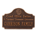 Cead Mile Failte Wall Plaque