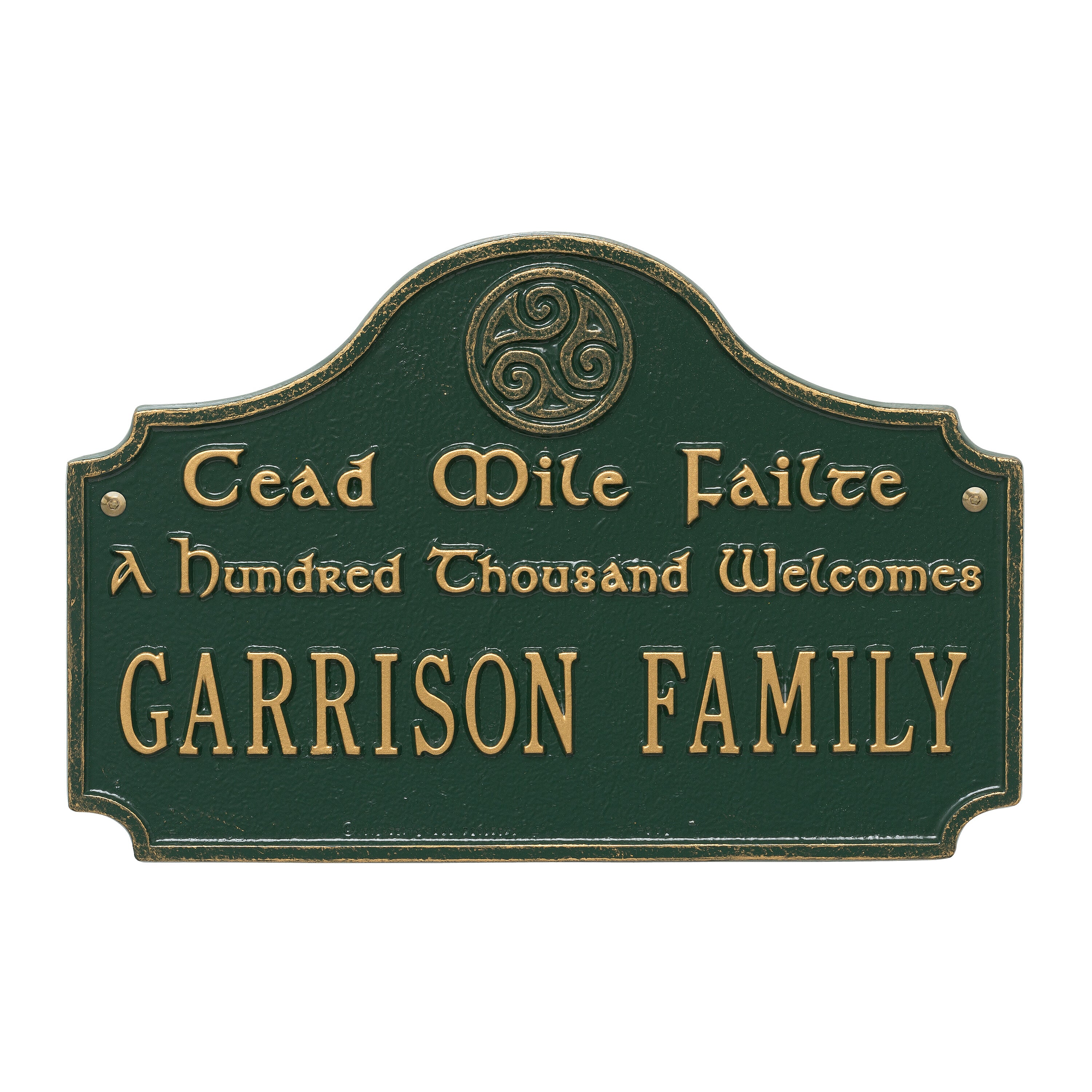 Cead Mile Failte Wall Plaque
