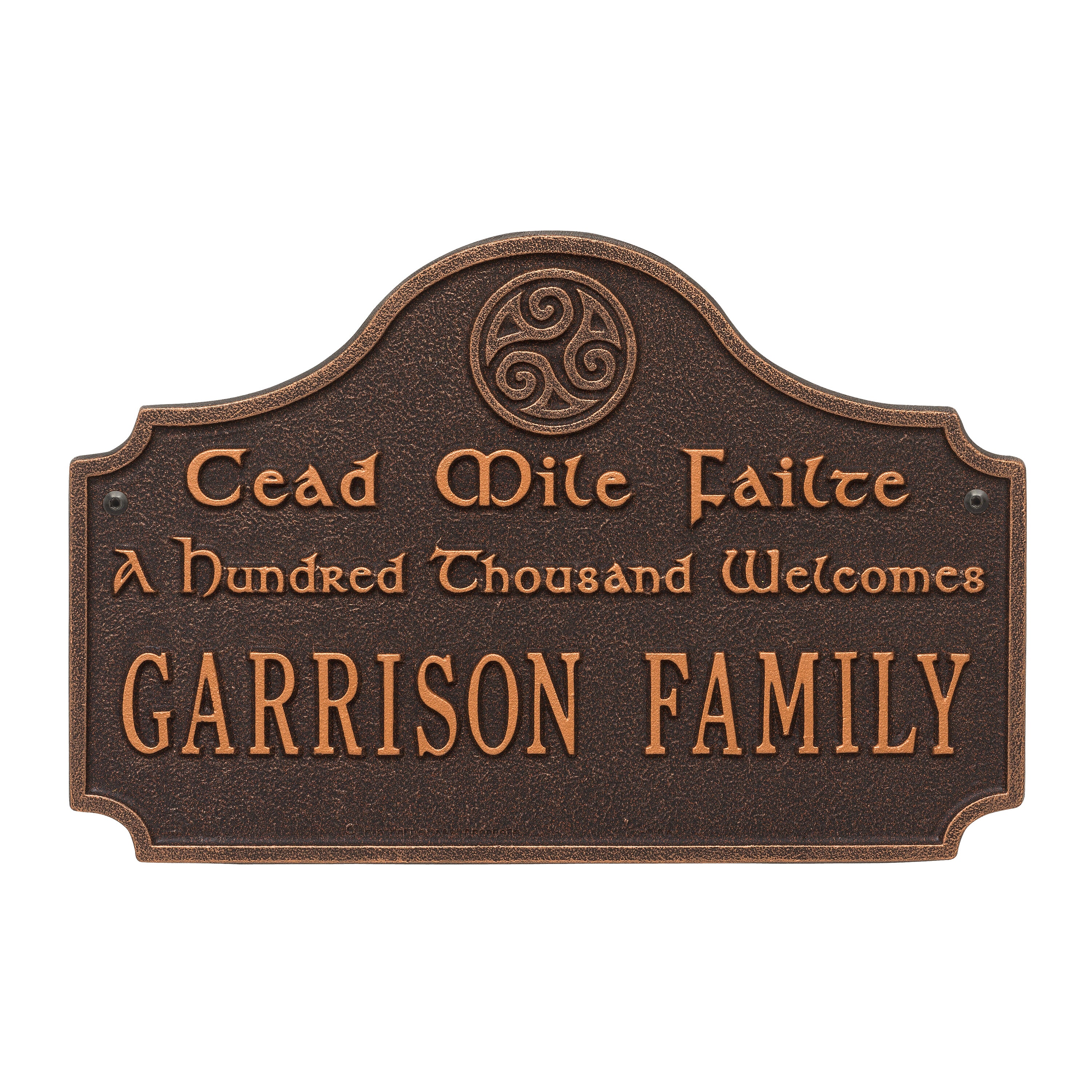 Cead Mile Failte Wall Plaque