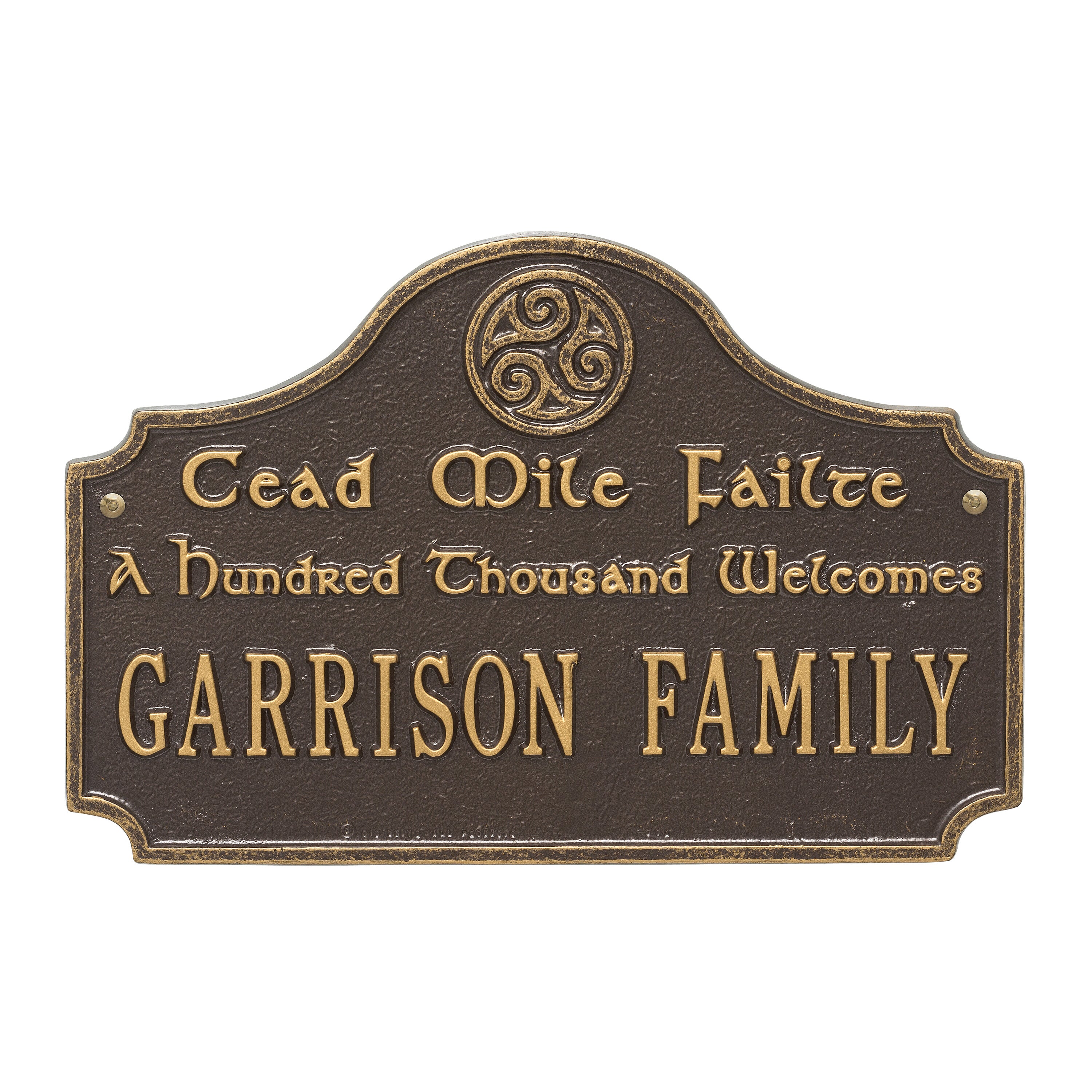Cead Mile Failte Wall Plaque