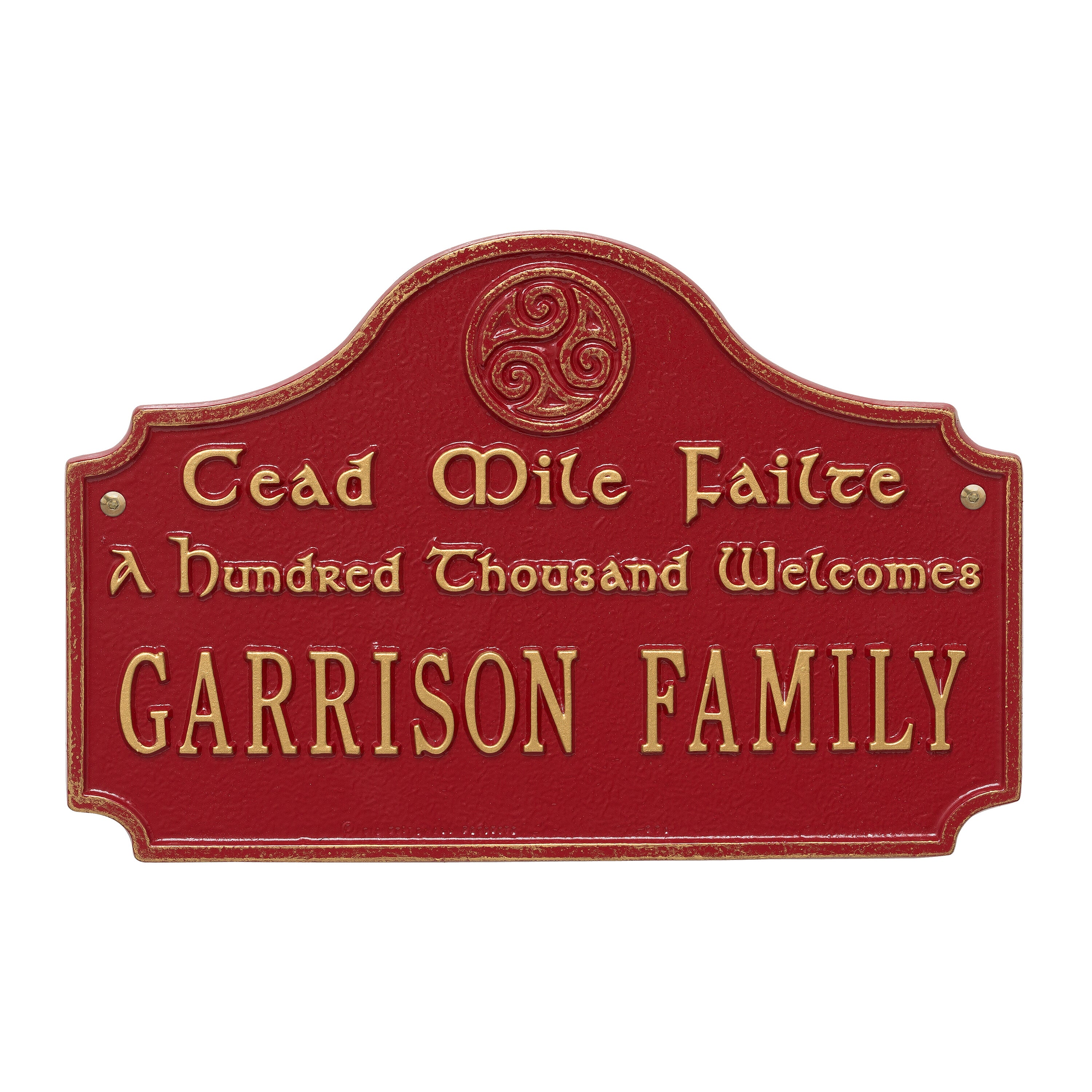 Cead Mile Failte Wall Plaque