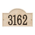 Stonework Arch House Numbers Plaque