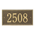 Masons Rectangle Wall Address Plaque