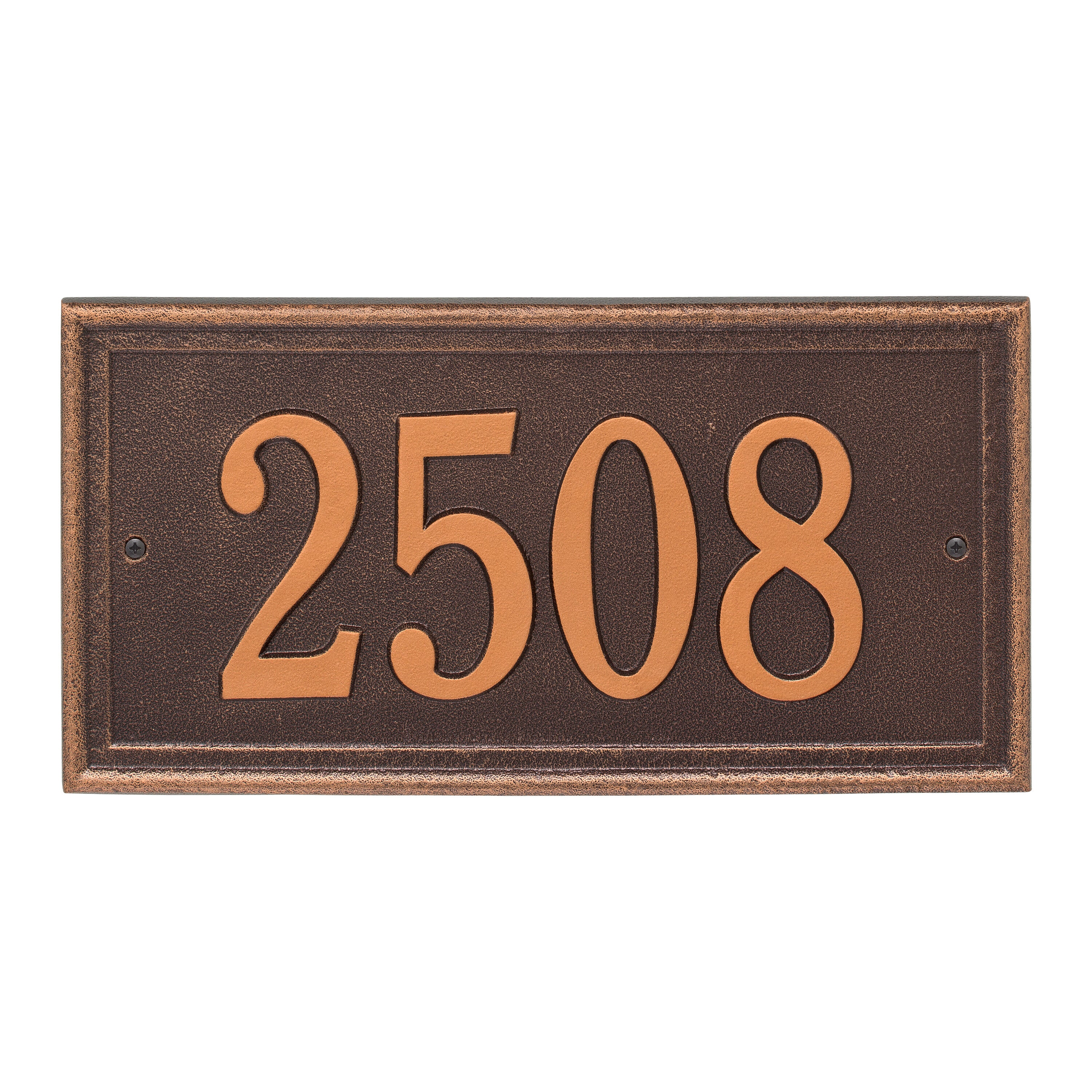 Masons Rectangle Wall Address Plaque
