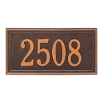 Masons Rectangle Wall Address Plaque