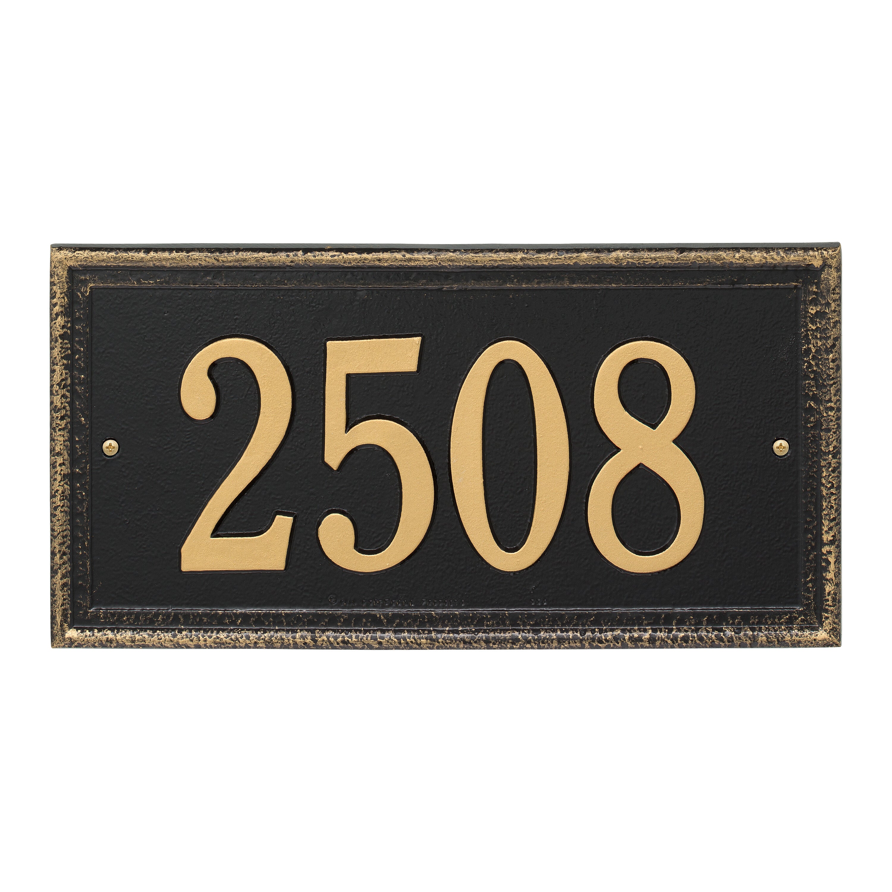 Masons Rectangle Wall Address Plaque