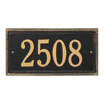 Masons Rectangle Wall Address Plaque