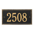 Masons Rectangle Wall Address Plaque