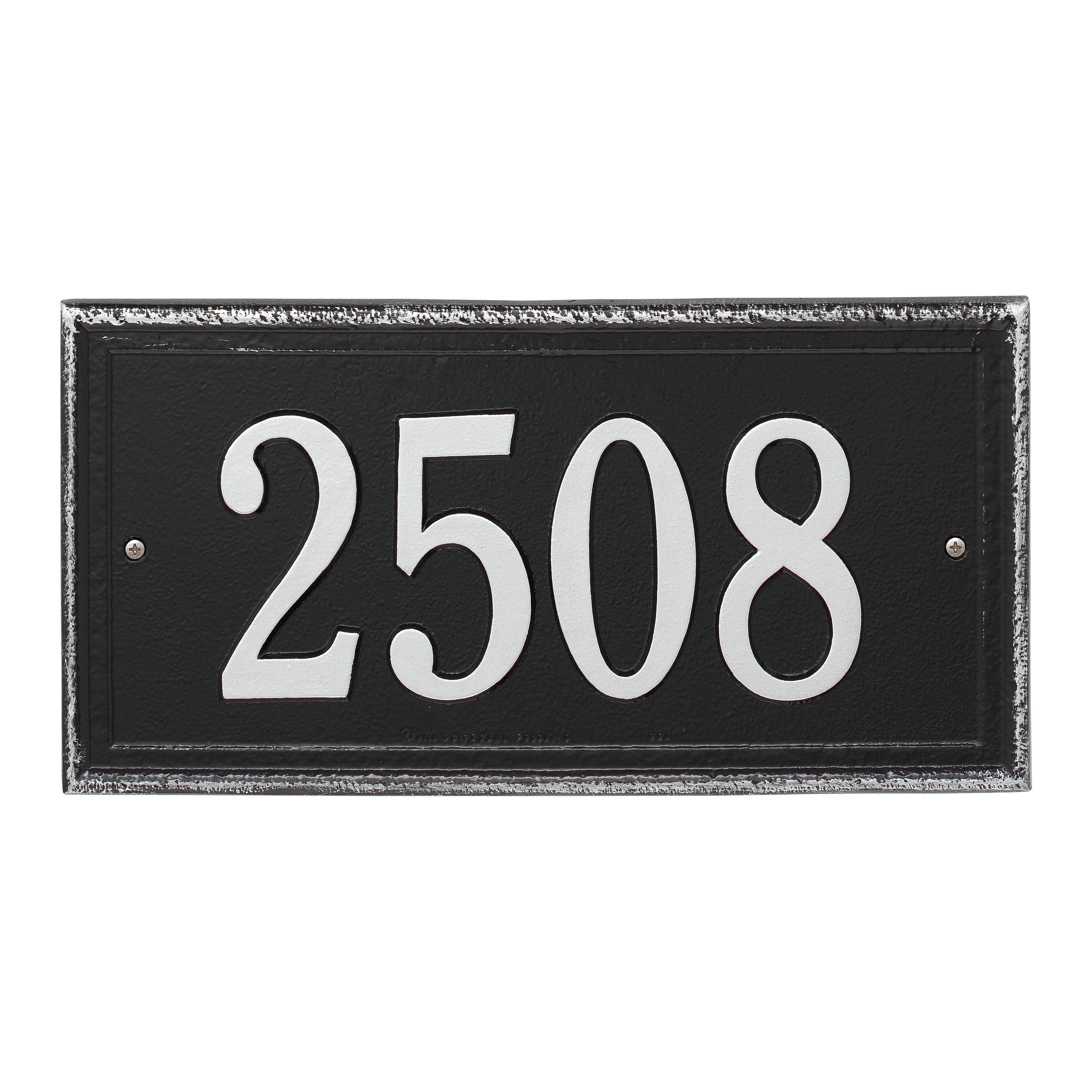 Masons Rectangle Wall Address Plaque