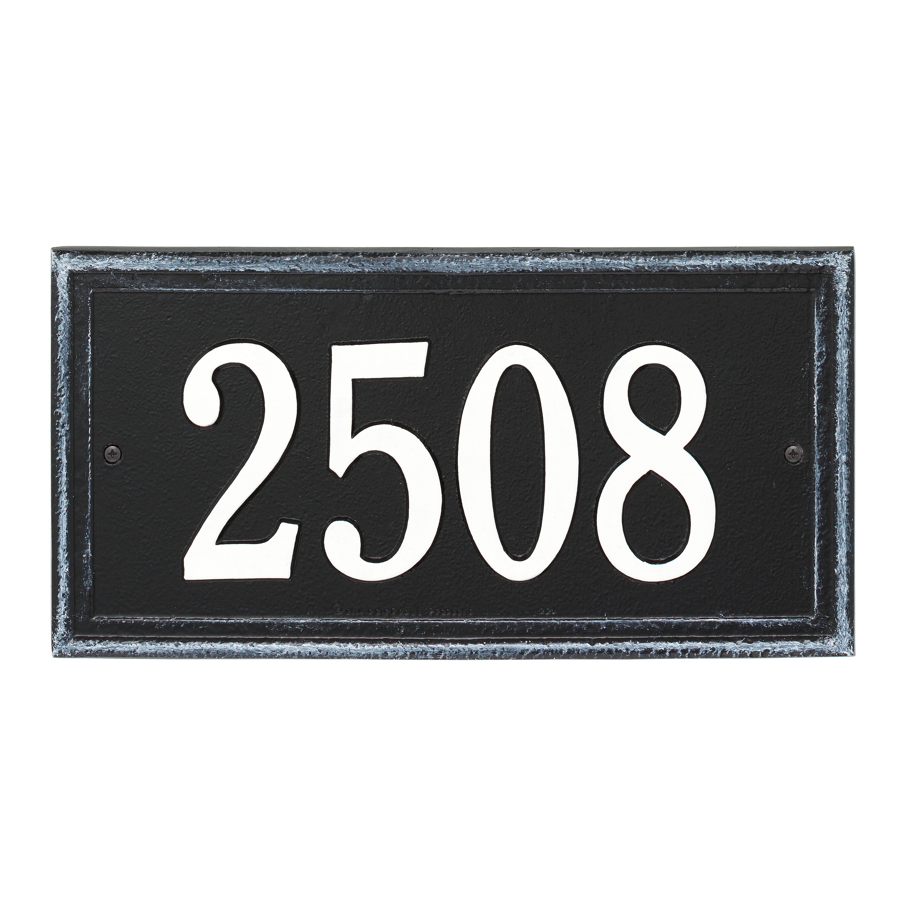 Masons Rectangle Wall Address Plaque