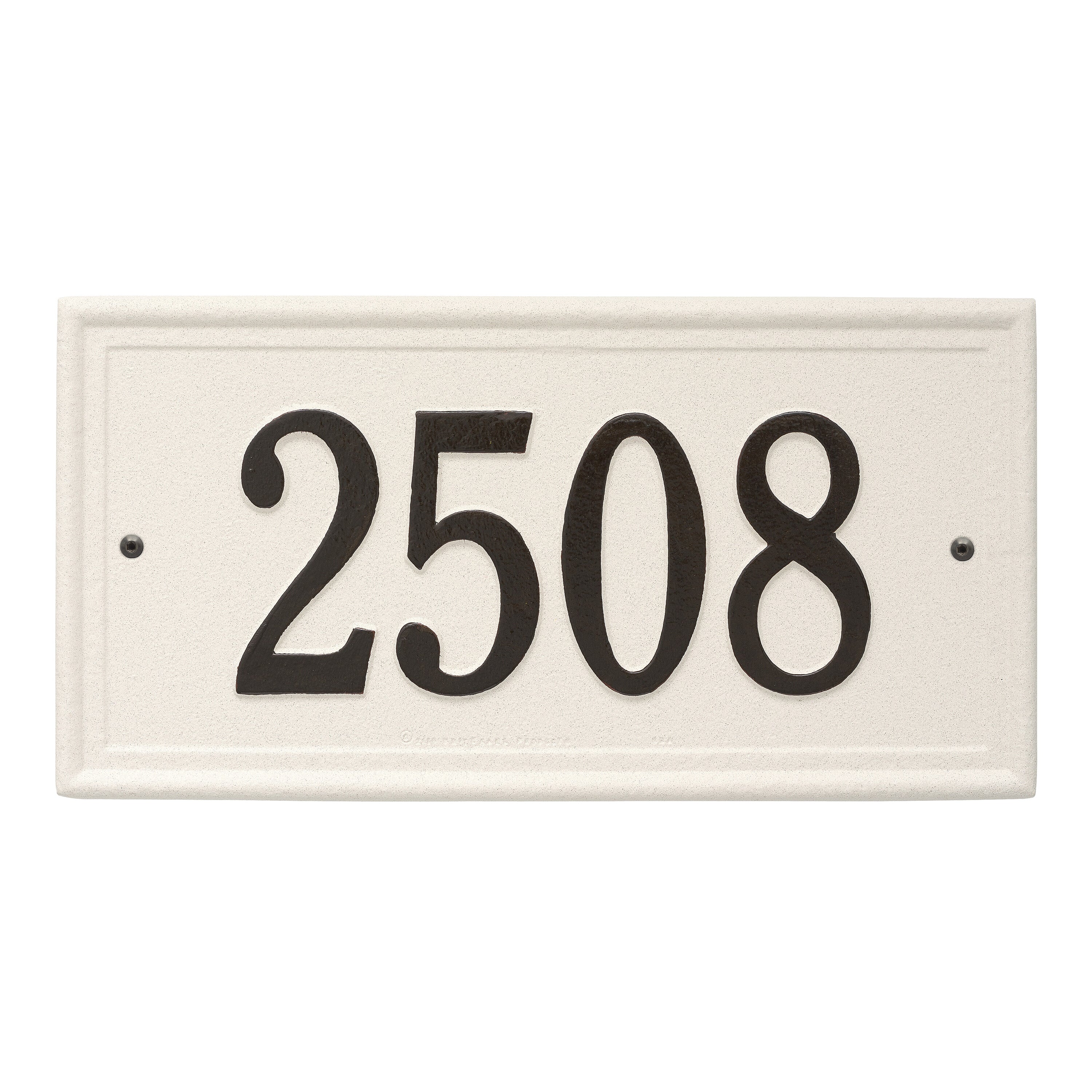 Masons Rectangle Wall Address Plaque