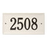 Masons Rectangle Wall Address Plaque