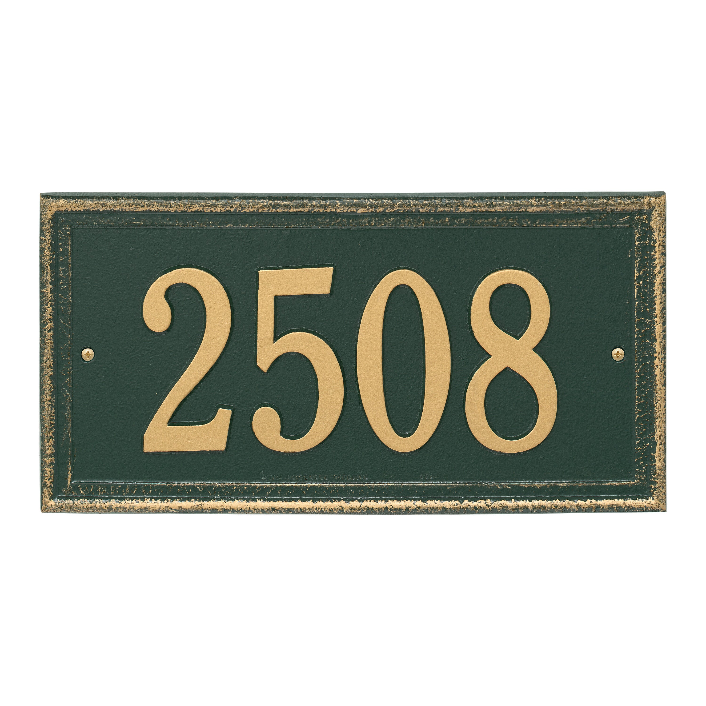 Masons Rectangle Wall Address Plaque