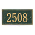 Masons Rectangle Wall Address Plaque