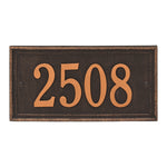 Masons Rectangle Wall Address Plaque