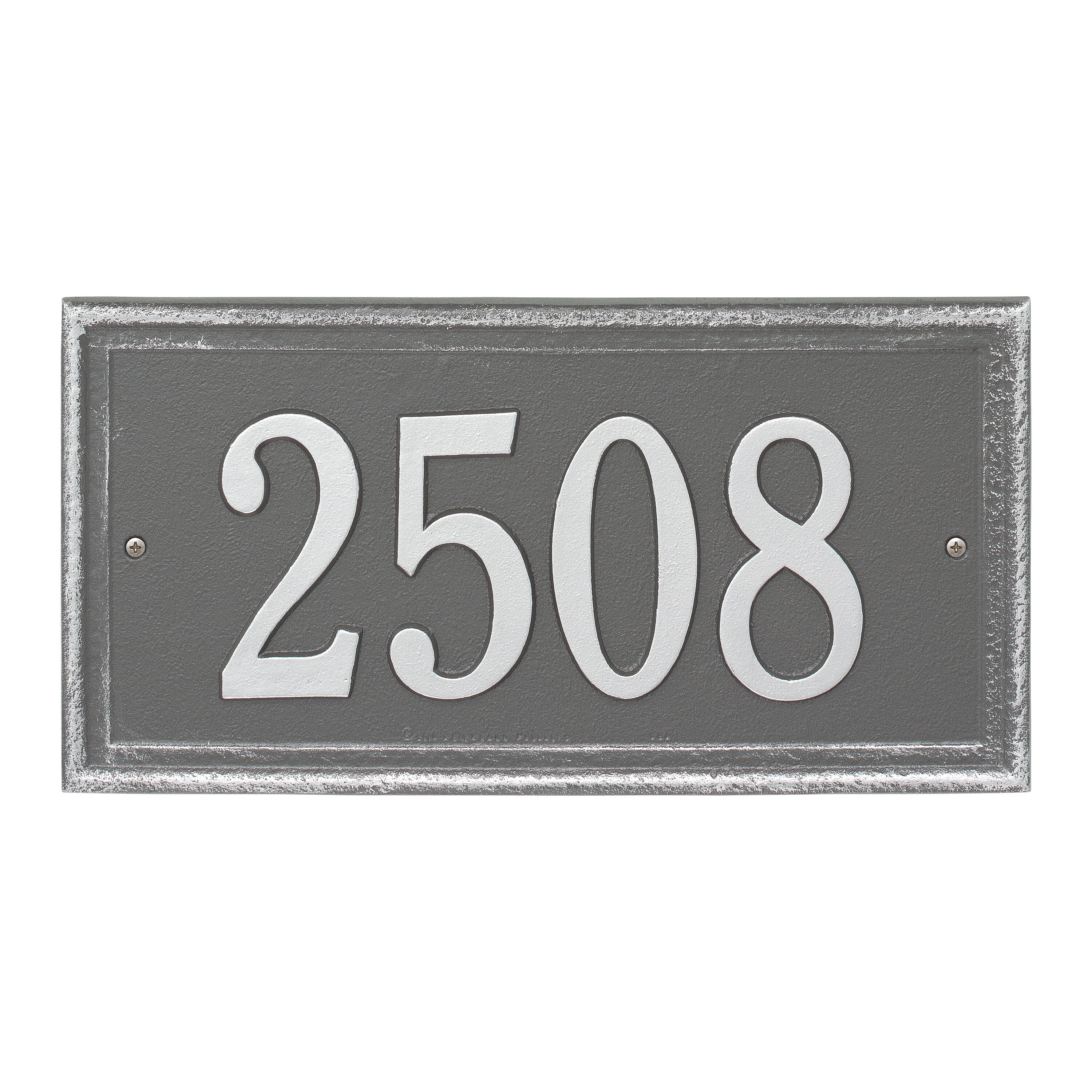 Masons Rectangle Wall Address Plaque