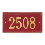 Masons Rectangle Wall Address Plaque