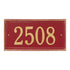 Masons Rectangle Wall Address Plaque