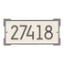 Roanoke Modern Wall Address Plaque
