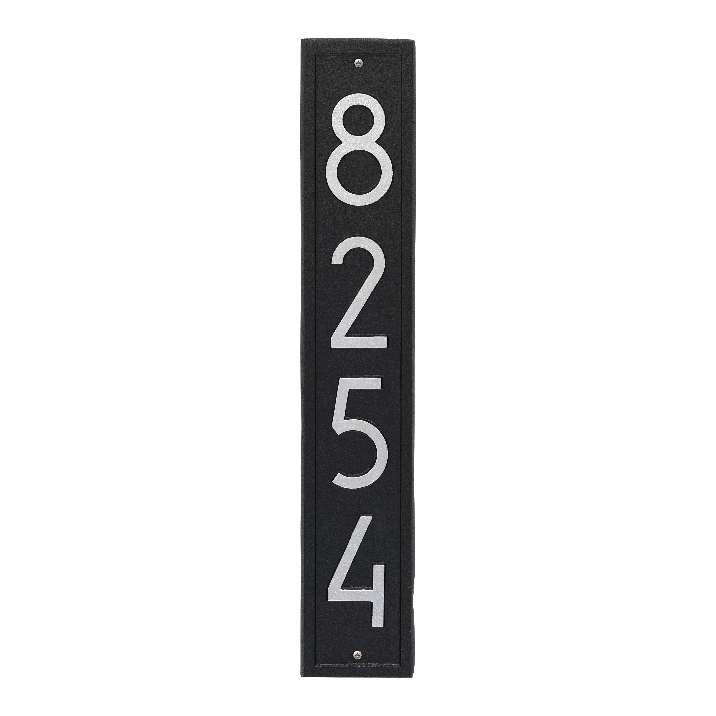 Modern Vertical Wall Plaque