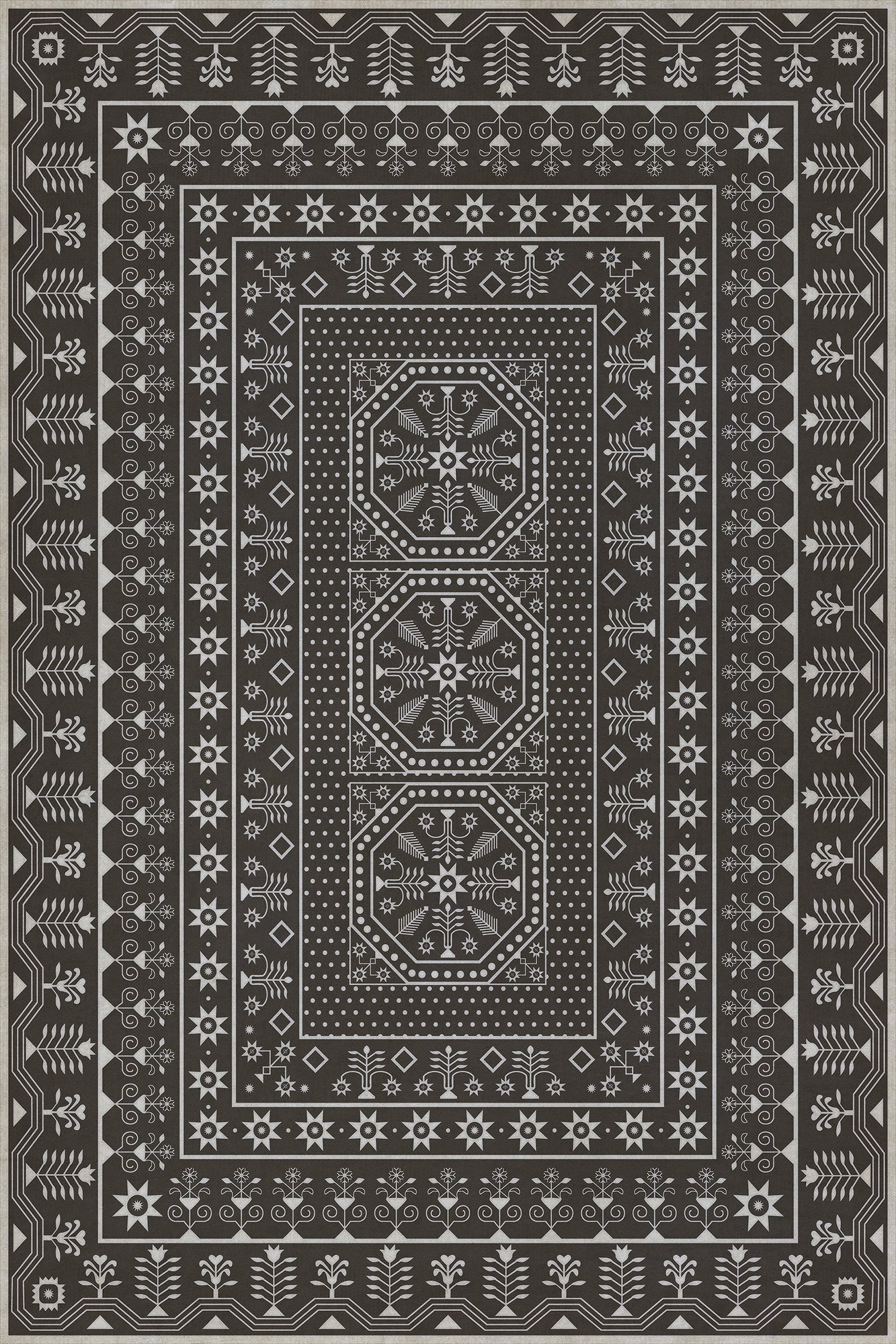 Folk Art Museum - Embroidery - Winter's Midnight