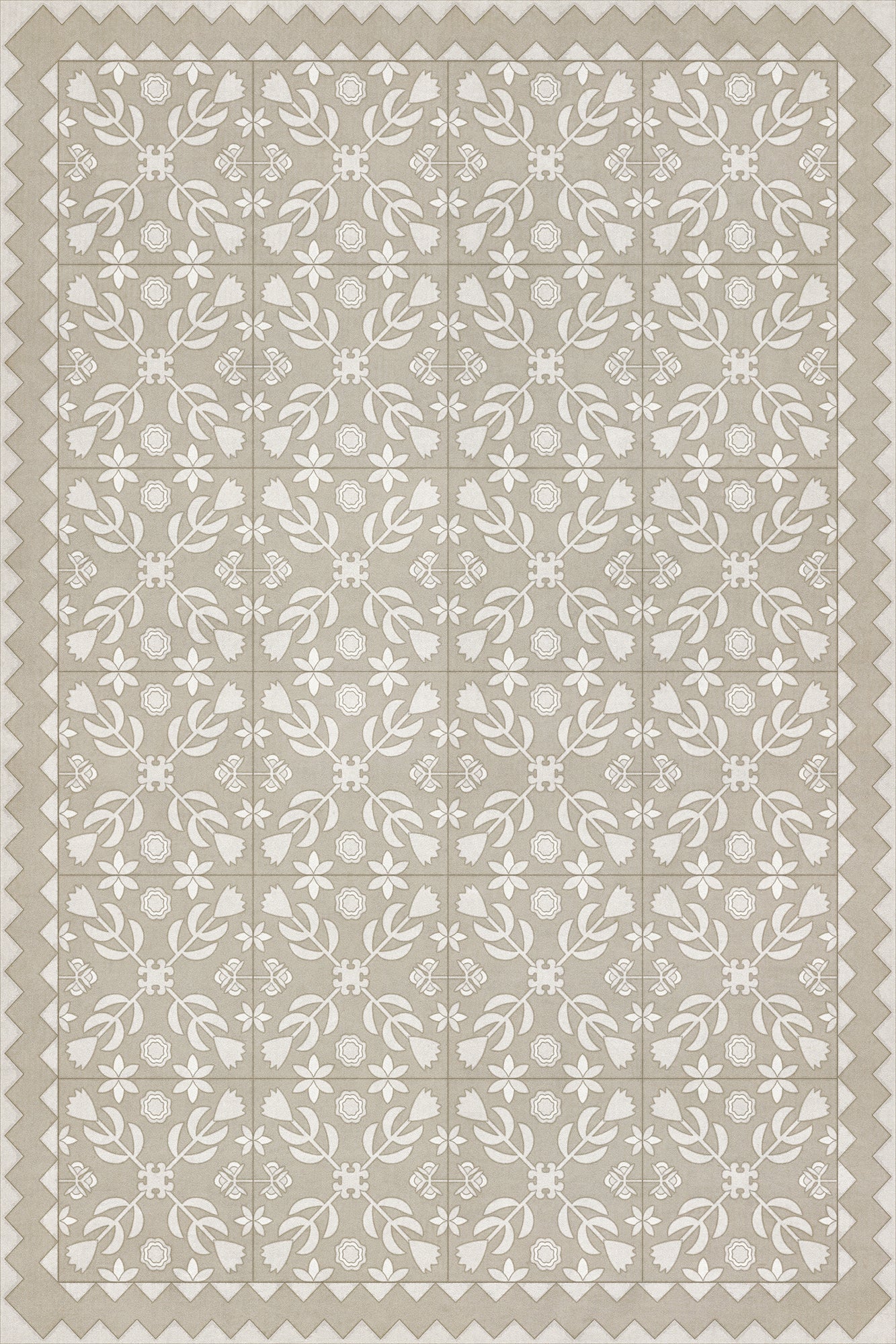Folk Art Museum - Floral Quilt - The Woman In White