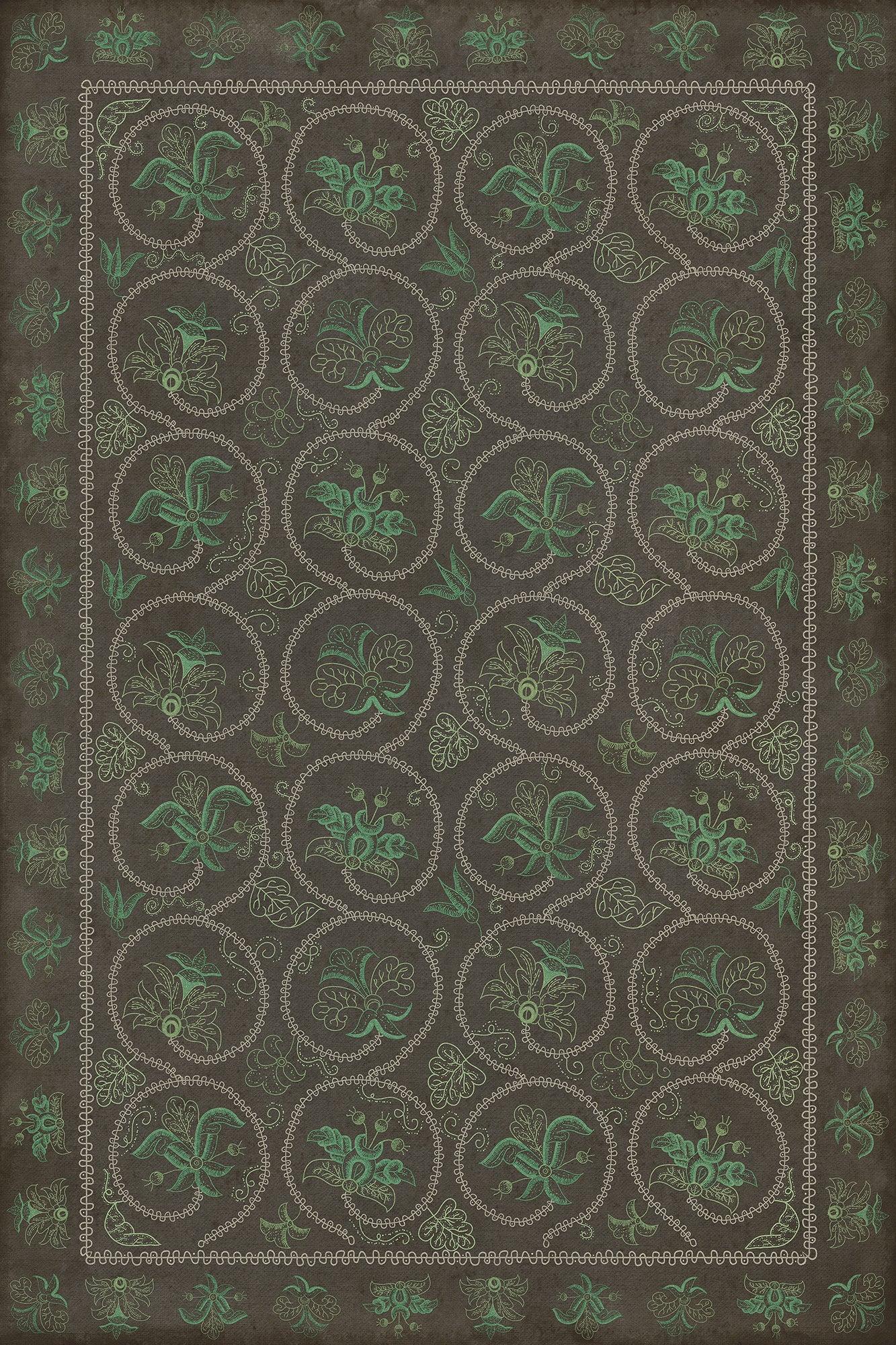Williamsburg - Crewelwork - Beebalm