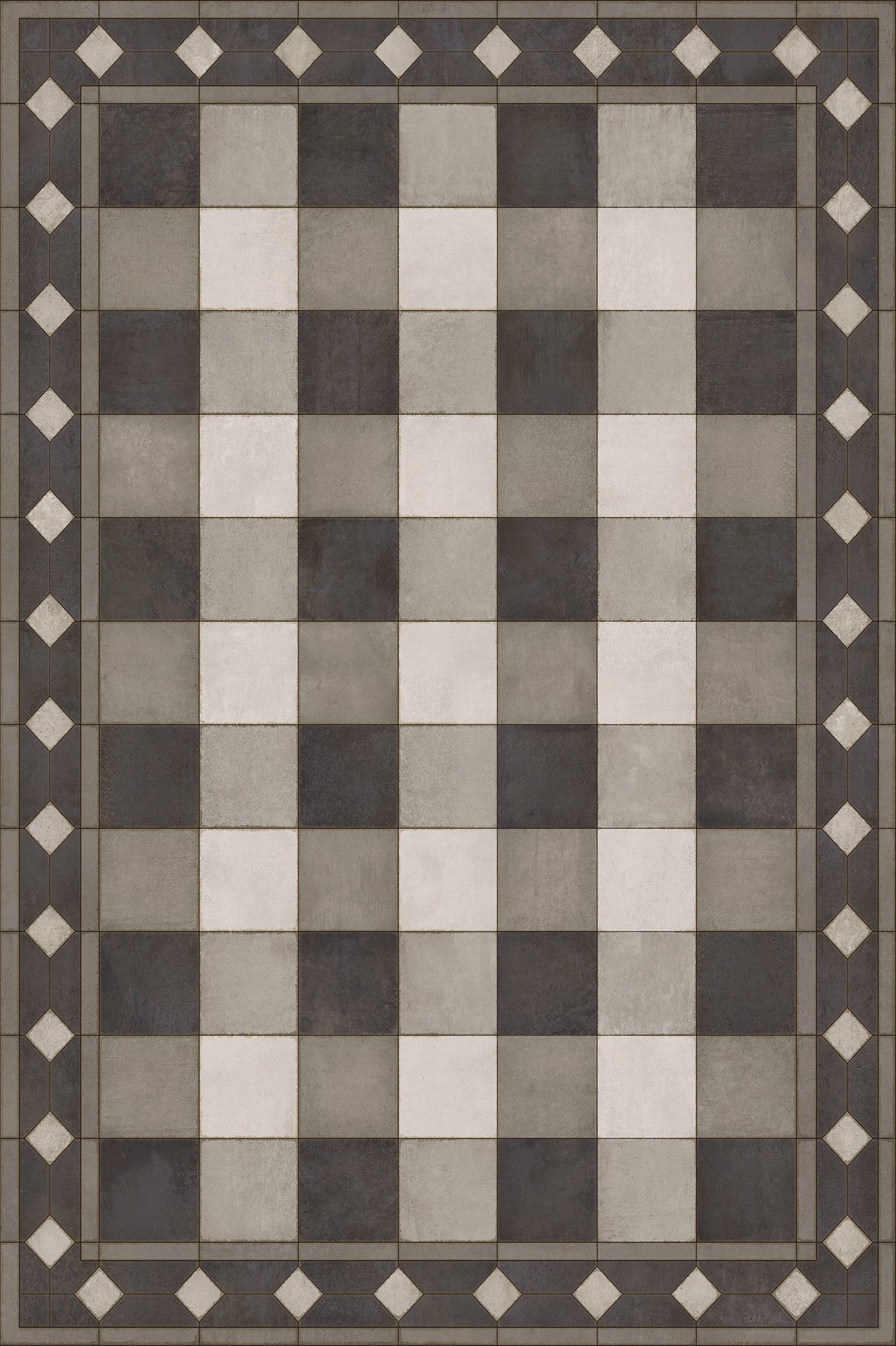 Williamsburg - Gingham Tile - Black