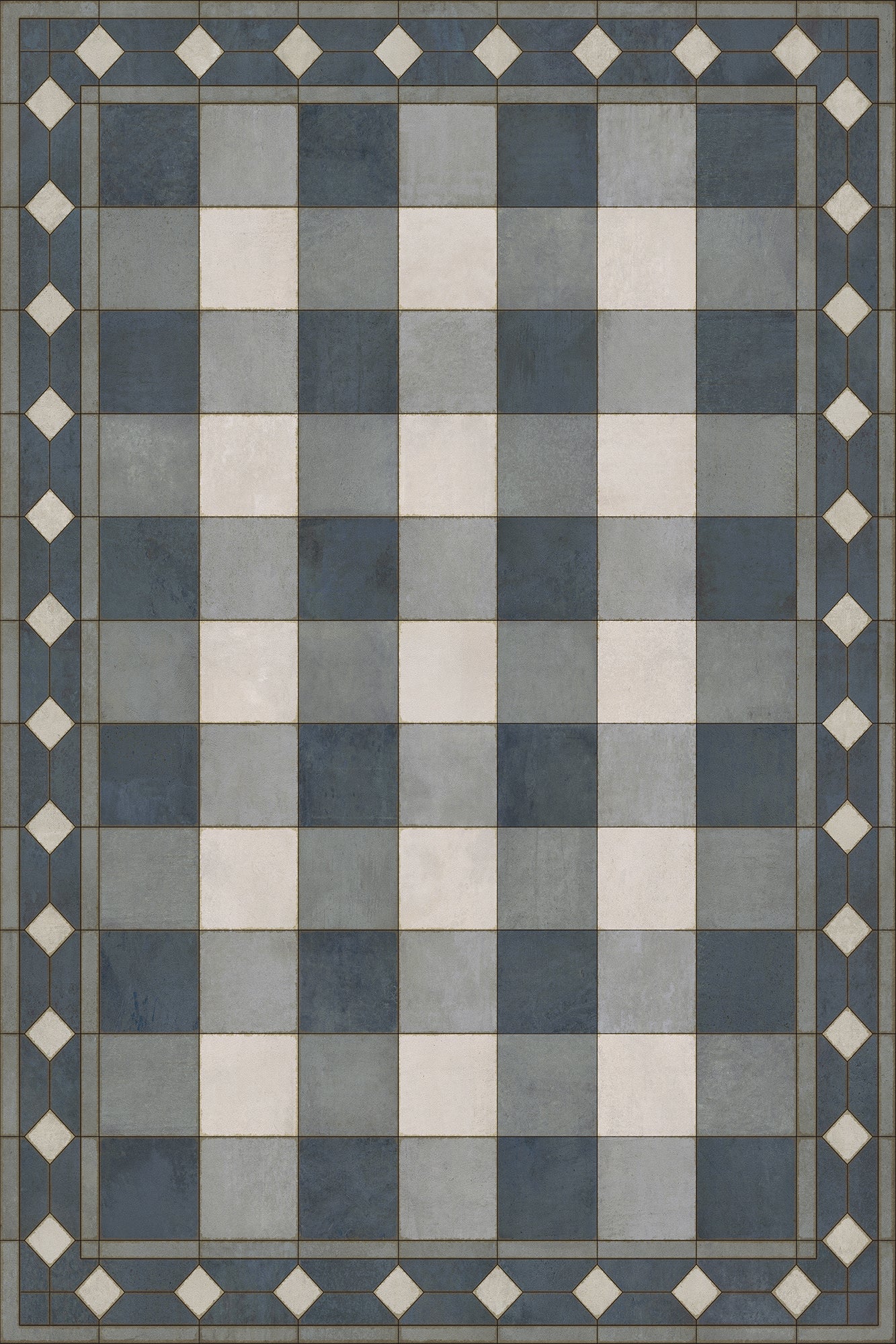 Williamsburg - Gingham Tile - Blue