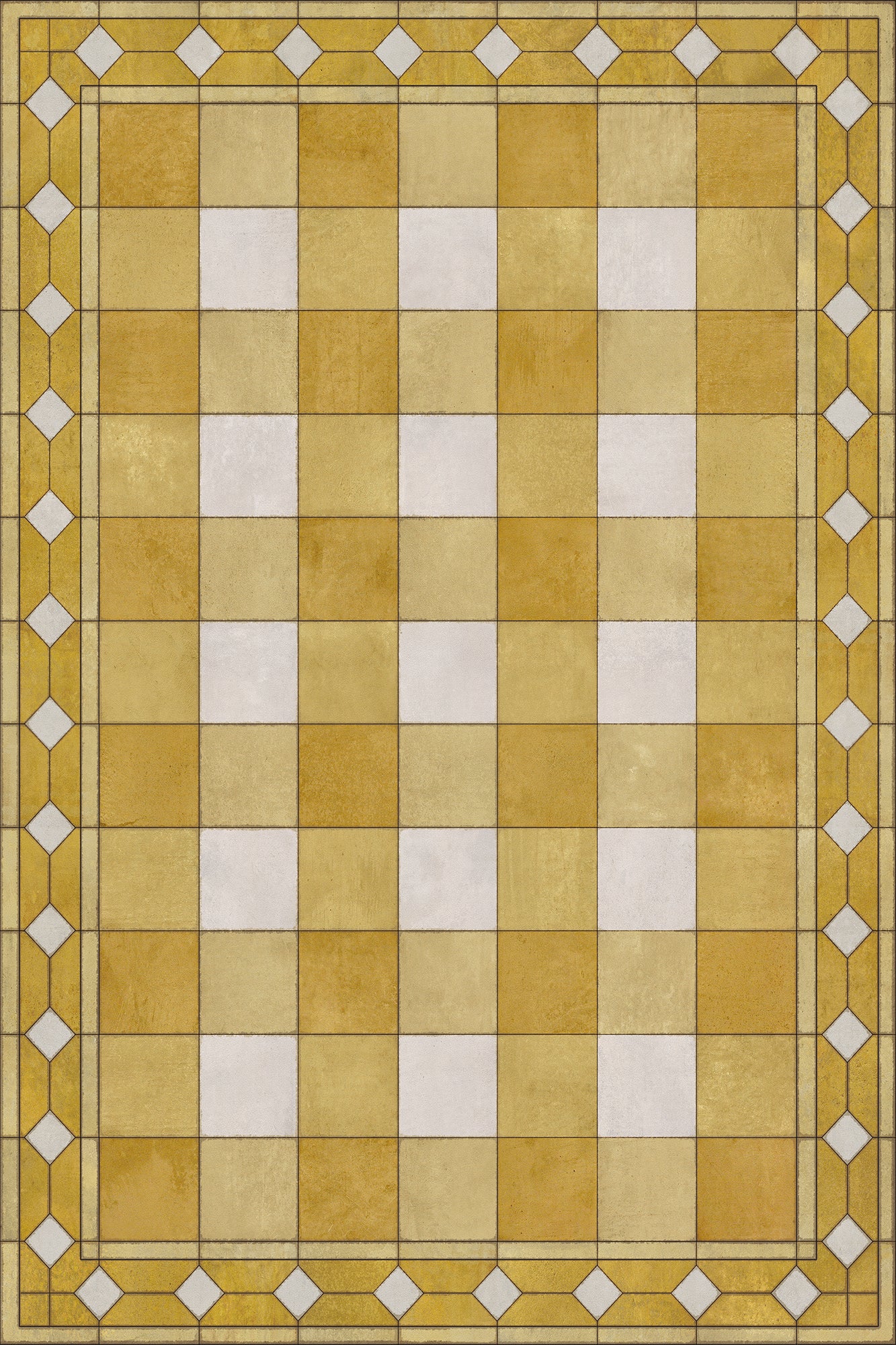 Williamsburg - Gingham Tile - Yellow