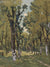 Old Masters Collection - Sunlit Woodland Path 1887 Henri Joseph Harpignies