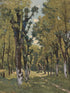 Old Masters Collection - Sunlit Woodland Path 1887 Henri Joseph Harpignies