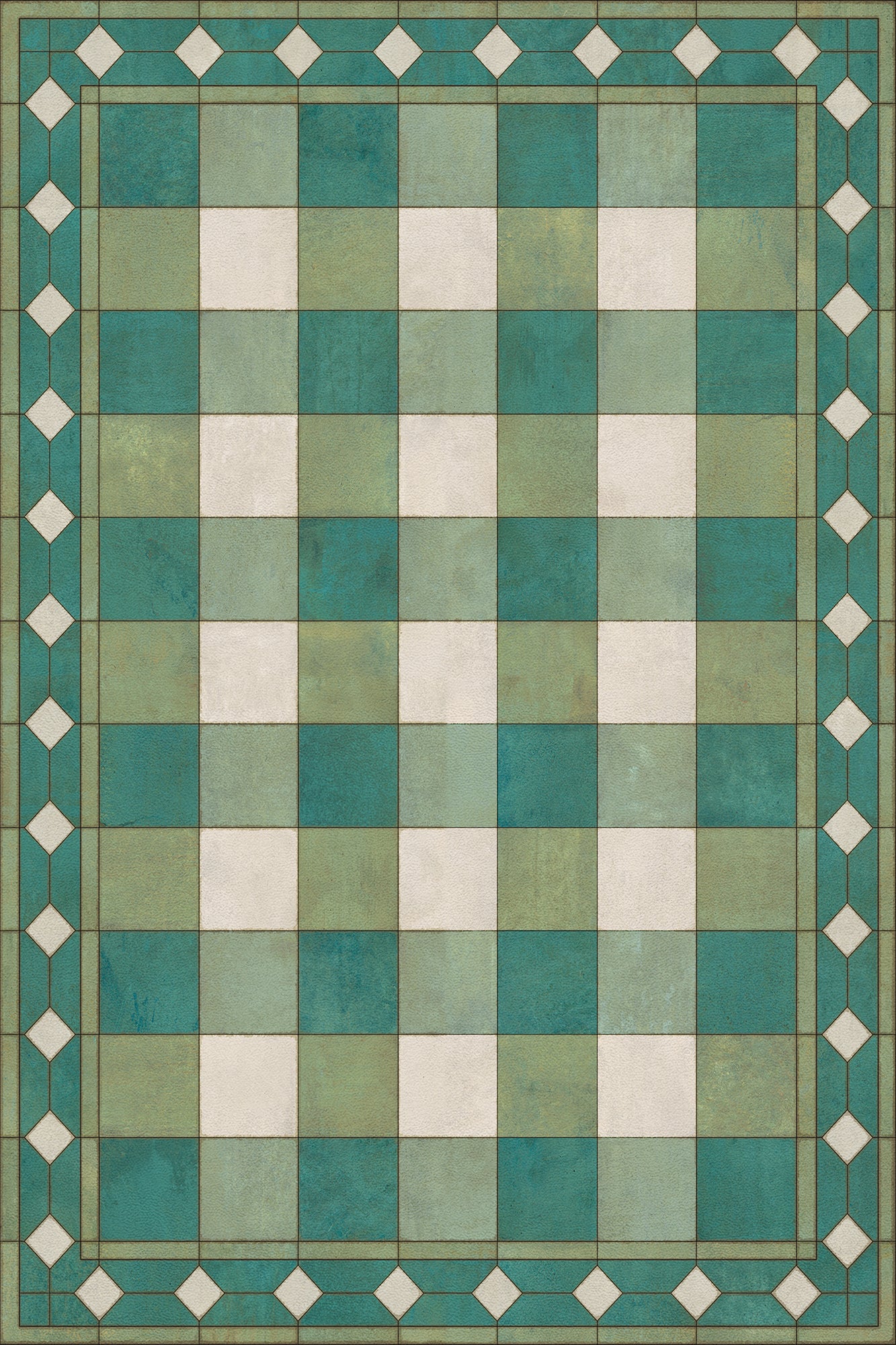 Williamsburg - Gingham Tile - Green