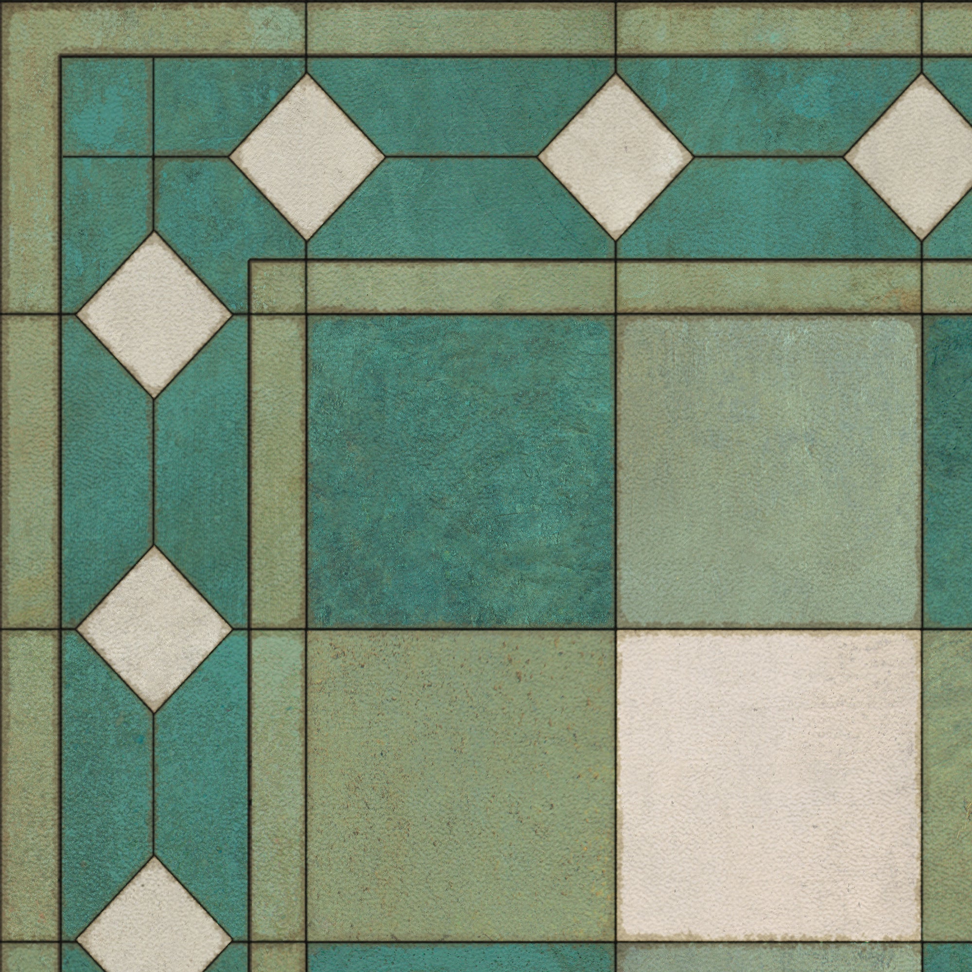 Williamsburg - Gingham Tile - Green
