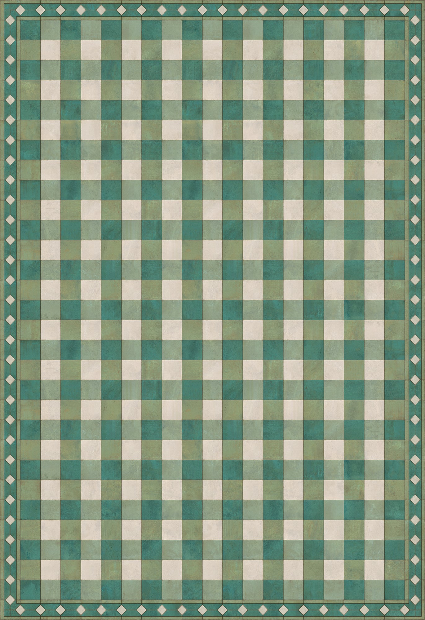 Williamsburg - Gingham Tile - Green
