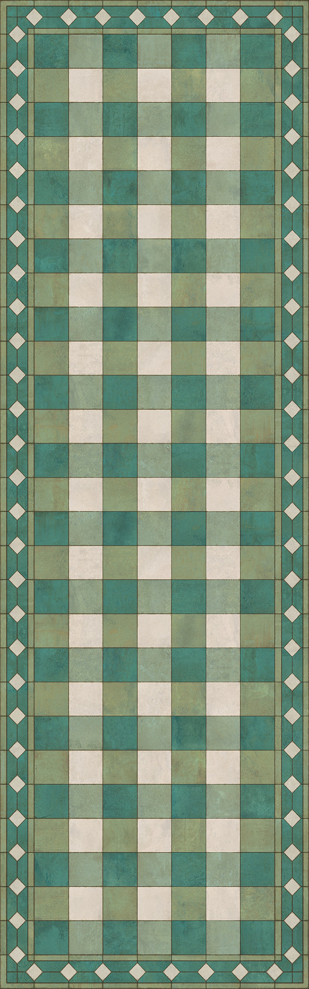 Williamsburg - Gingham Tile - Green