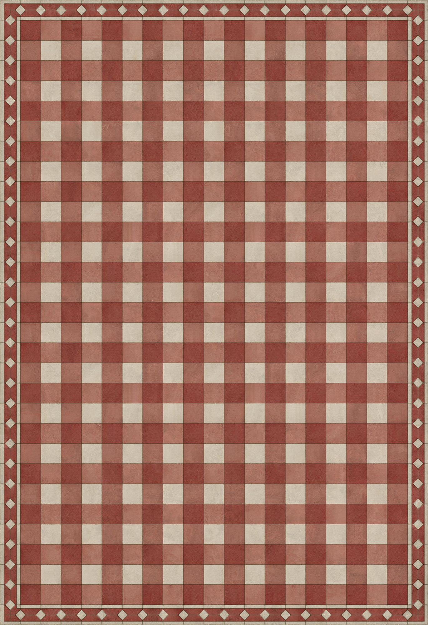 Williamsburg - Gingham Tile - Red