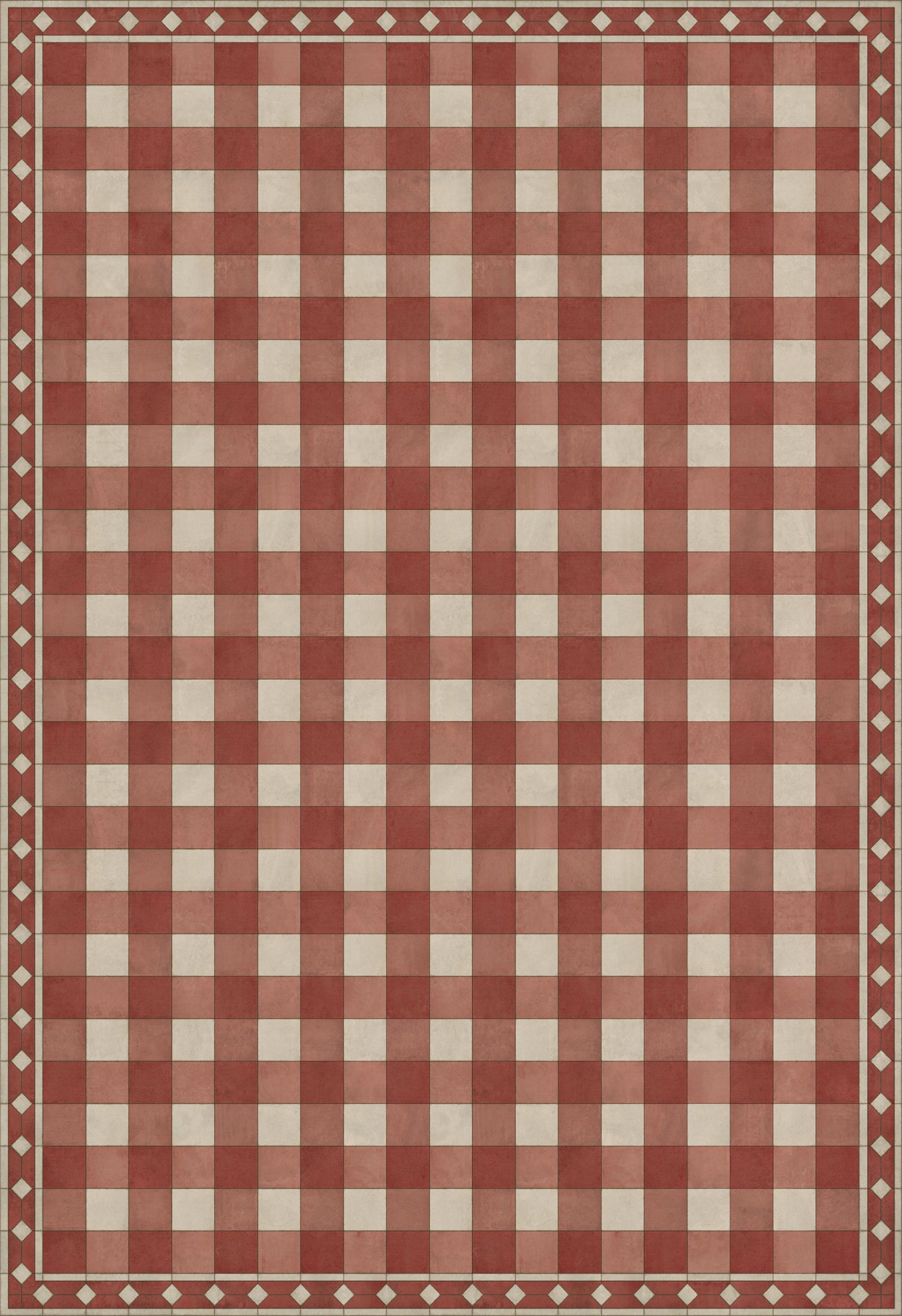 Williamsburg - Gingham Tile - Red