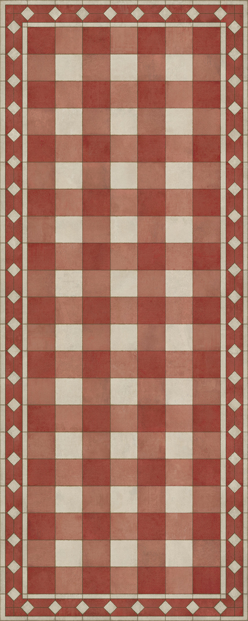 Williamsburg - Gingham Tile - Red