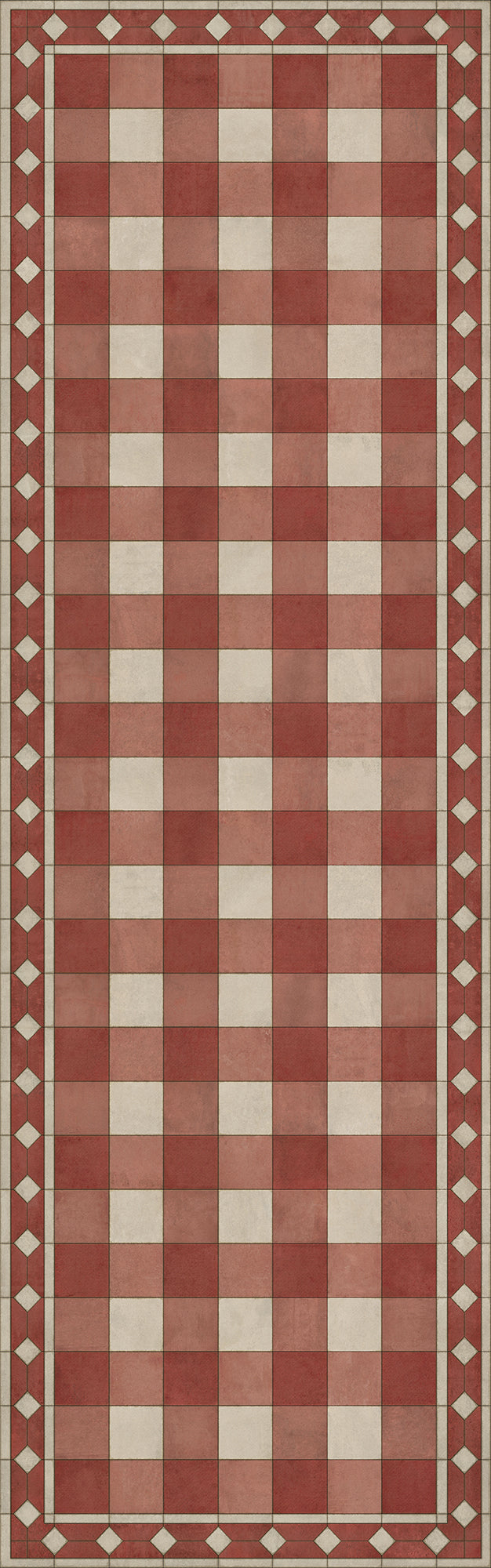 Williamsburg - Gingham Tile - Red